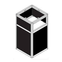 40-510-1SS MODULAR SOLUTIONS ANGLE BRACKET 45MM TALL X 45MM WIDE WITH STAINLESS STEEL HARDWARE